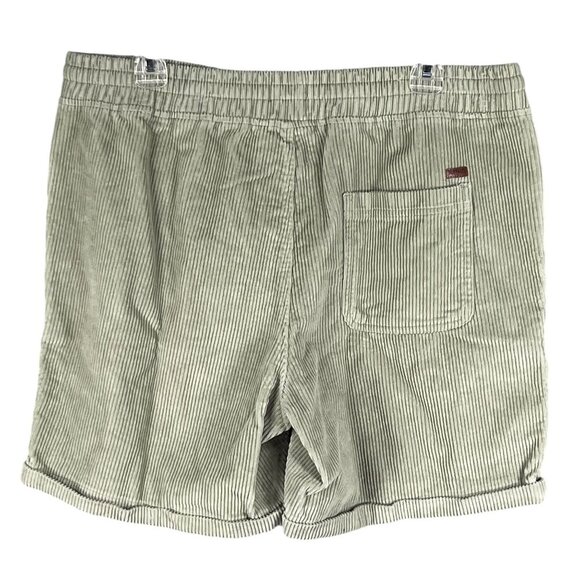 Buffalo David Bitton Mens L Sage Green Corduroy Haiden Shorts Summer Minimalist - Picture 9 of 16